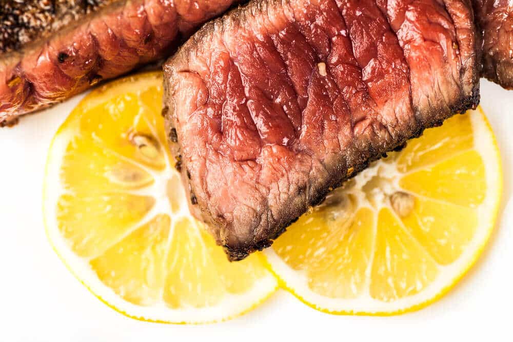 Tenderise meat with lemon juice